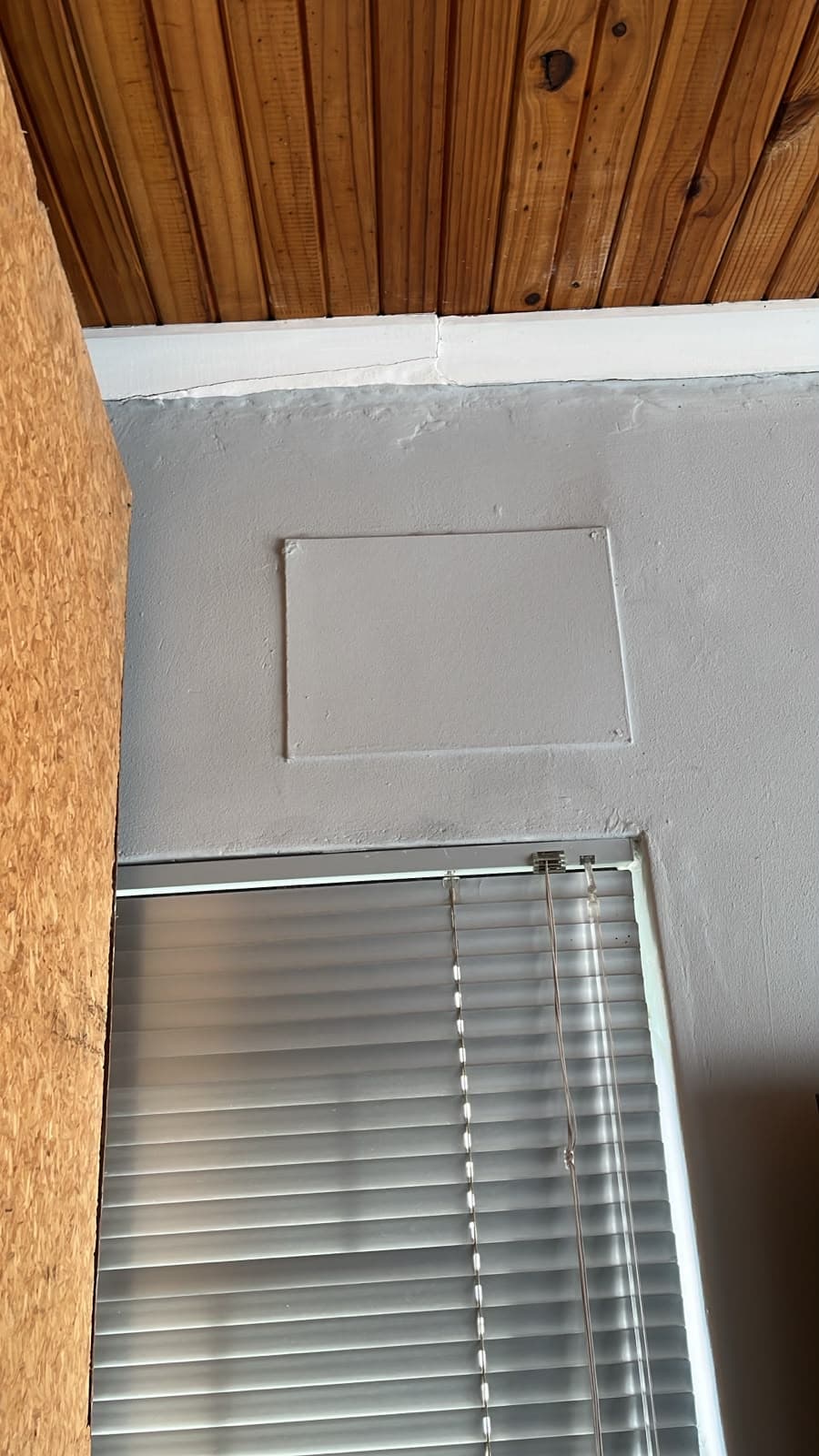 Vent blocked up from the inside